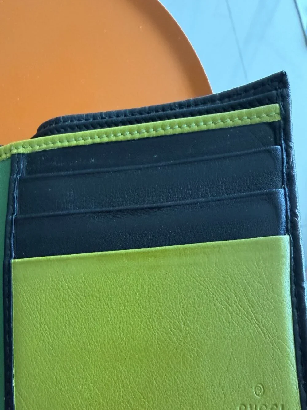 Gucci Micro Guccissima Leather Bi Fold Wallet